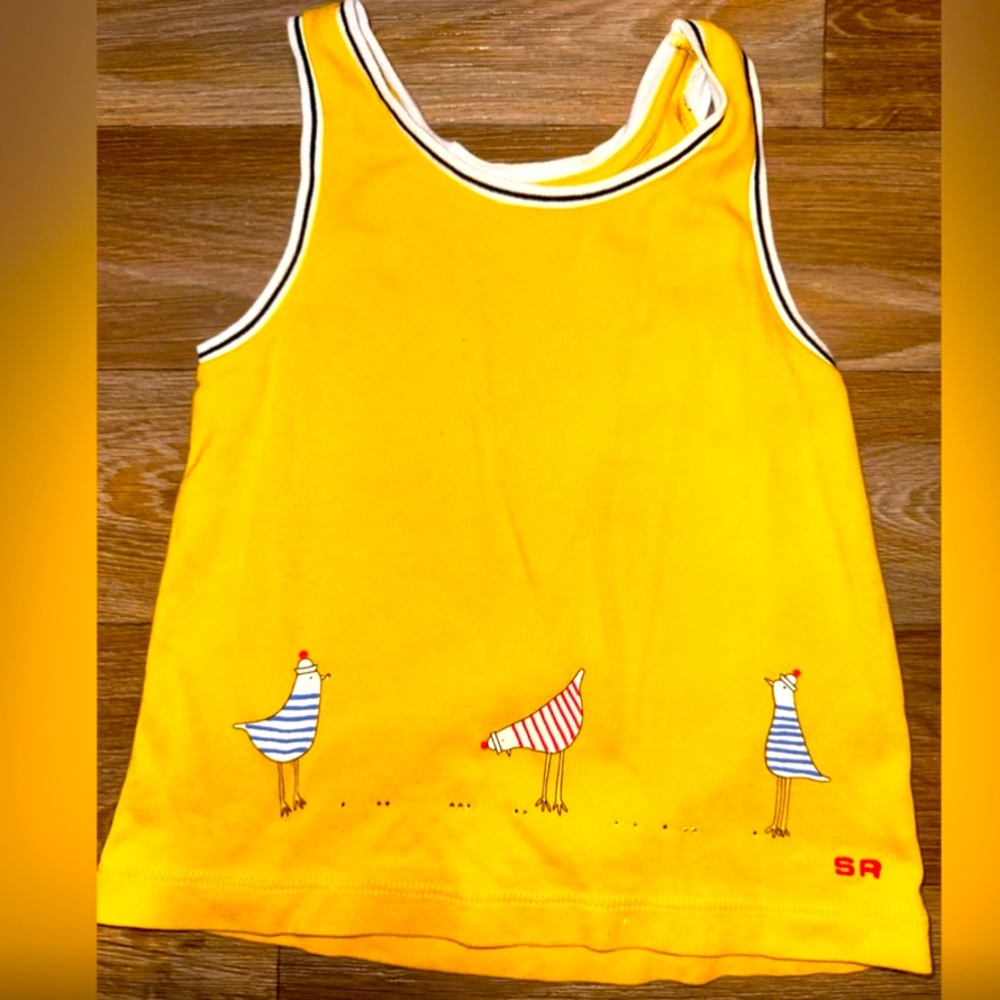 SONIA RYKIEL SLEEVELESS TOP SIZE 4A/4T